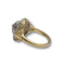 Bague 53 Bague de style Art Déco d'époque 1940-45 en platine, diamants et saphirs 58 Facettes Q214A (703)