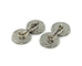 Boutons de manchette Boutons de manchette Art Déco, or blanc, onyx et diamants. 58 Facettes