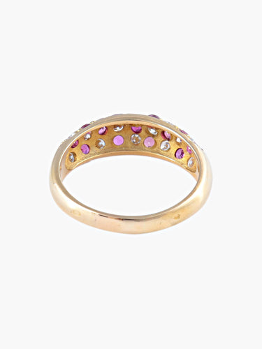 Bague 60 Bague  Rubis Diamants 58 Facettes