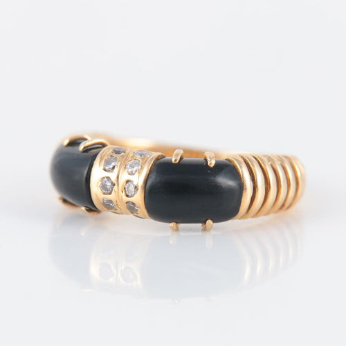 Bague Bague FRED Onyx Diamants 58 Facettes