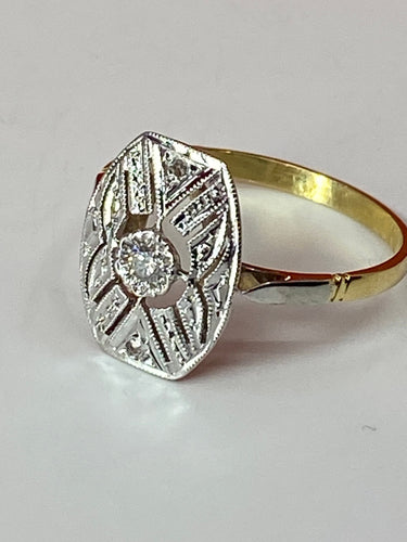 Bague 52 Bague 2 Ors, diamants 58 Facettes