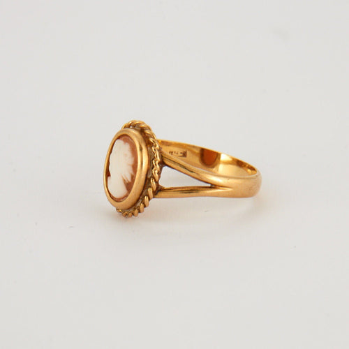 Bague 57 Bague Camée Profil de femme 58 Facettes EL2-37