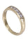 Bague 53 Demi alliance Or jaune Diamants 58 Facettes 080851
