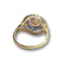 Bague 53 Bague de style Art Déco d'époque 1940-45 en platine, diamants et saphirs 58 Facettes Q214A (703)