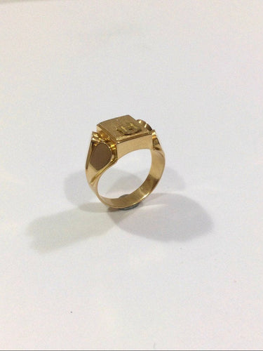 Bague 50.5 Bague Chevalière monogrammée H 58 Facettes 949551