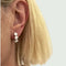 Boucles d'oreilles BOUCLES D'OREILLES en or 18 kt de design classique contemporain avec diamants 58 Facettes Q946A