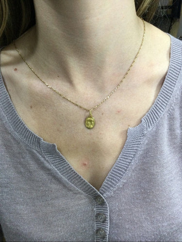 Pendentif Petite Médaille De La Vierge 58 Facettes