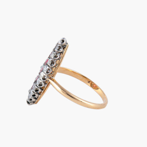 Bague 54 Bague marquise diamants 58 Facettes P3L13