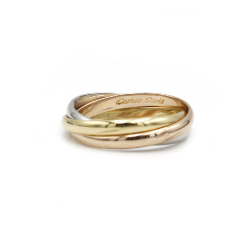 Bague 55 Alliance Trinity CARTIER PARIS 58 Facettes 230170R