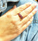 Bague Bague en Or jaune rubis & diamants 58 Facettes