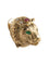 Boucles d'oreilles Boucles d'oreilles Tête de Lion Or Jaune, diamants, rubis & émeraudes 58 Facettes