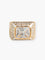 Bague Bague Chevalière Saphir blanc et Diamants 58 Facettes