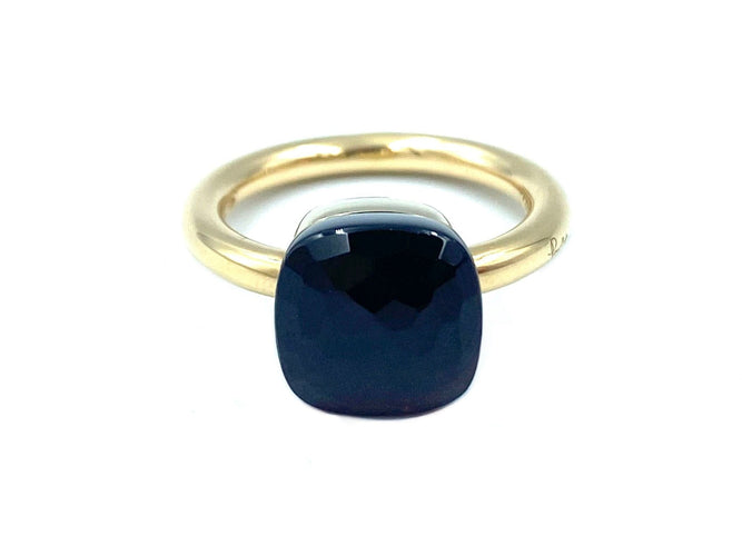 Bague 53 POMELLATO.  Collection Nudo, bague 2 ors et grenat 58 Facettes