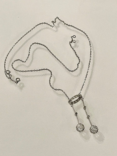 Collier Collier Négligé Or Diamants 58 Facettes 1060844
