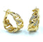 Boucles d'oreilles CARTIER. Boucles d'oreilles Or jaune Diamants Collection Bergame 58 Facettes