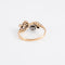 Bague 56 Bague or jaune Toi & Moi perle diamants 58 Facettes