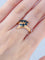Bague 54 Bague palme d'or et saphirs 58 Facettes 2085