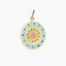 Pendentif Médaille Vitrail Cathédrale 58 Facettes