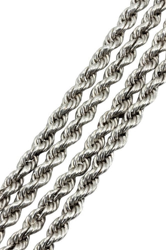 Collier SAUTOIR ANCIEN MAILLE TORSADÉE 58 Facettes 041841