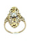 Bague Bague Art Nouveau or et diamants 58 Facettes