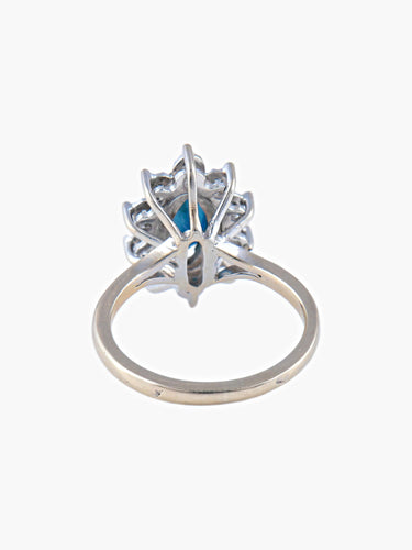 Bague Bague Marquise diamants et saphir 58 Facettes 2008