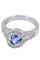 Bague BAGUE SAPHIR DE CEYLAN ET DIAMANTS 58 Facettes 057761