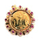 Broche Pendentif et Broche saphirs roses 58 Facettes 2562