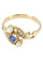 Bague 58 BAGUE NAPOLÉON III SAPHIR ET PERLES 58 Facettes 038651