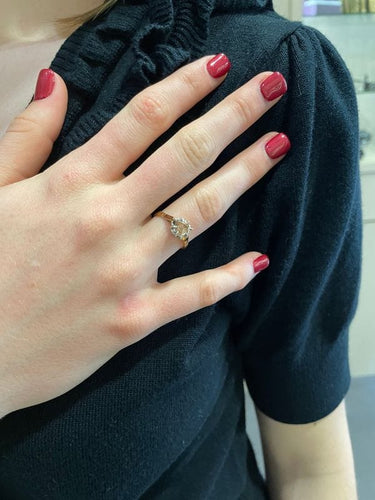 Bague SOLITAIRE ANCIEN DIAMANT 58 Facettes 050341