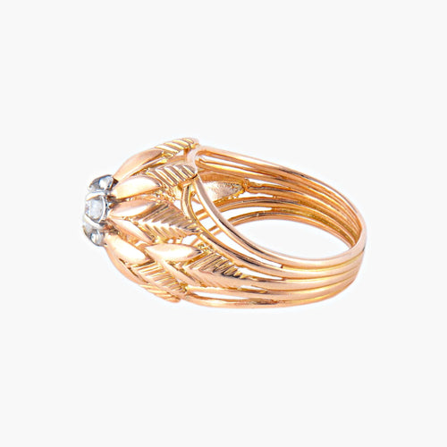 Bague 49 Bague Or jaune Diamant 58 Facettes