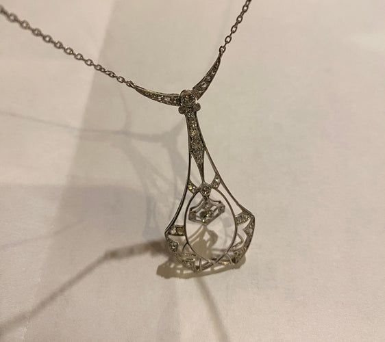Collier Collier pendentif, diamants 58 Facettes
