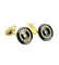 Boutons de manchette PIAGET. Boutons de manchette or jaune, diamants 58 Facettes
