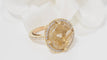 Bague 52 Bague Chaumet en or jaune, quartz rutile et diamants 58 Facettes 31955