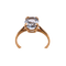 Bague 55 Bague or et Aigue Marine 58 Facettes 11668