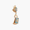 Boucles d'oreilles Boucles d'oreilles Clips Aigues-marines 58 Facettes