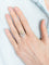 Bague Bague Toi & Moi fleurs diamants blancs et jaunes 58 Facettes
