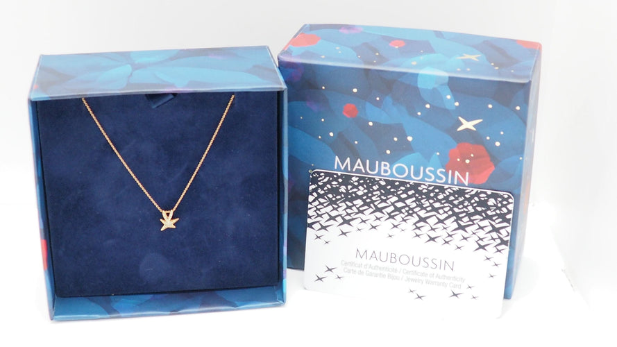 Collier 43cm Collier/Pendentif Mauboussin en Or rose & Diamants 58 Facettes 32224