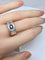 Bague 53 Bague Art Déco Saphir et Diamants 58 Facettes