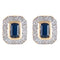 Boucles d'oreilles BOUCLES D’OREILLES OR JAUNE SAPHIR ET DIAMANTS 58 Facettes LP 912