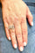 Bague 55 Bague Noeud en or blanc diamants 58 Facettes