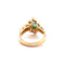 Bague 57 Bague émeraude poire et diamants 58 Facettes
