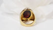 Bague 50 Bague or bicolore améthyste cabochon 58 Facettes 30956