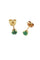 Boucles d'oreilles BOUCLES D'OREILLES PUCES ÉMERAUDES 58 Facettes 042631