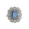 Bague Bague saphir diamants Art Déco 58 Facettes