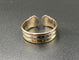 Bague 53 CARTIER. Collection Double C, bague 3 ors et diamants 58 Facettes