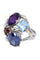 Bague 54 BAGUE MODERNE PIERRES FINES 58 Facettes 057731