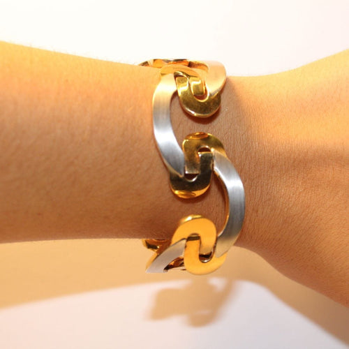 Bracelet Bracelet deux ors Serpentin 58 Facettes 10941