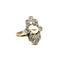 Bague Bague Art Déco diamants et perle fine 58 Facettes 3730