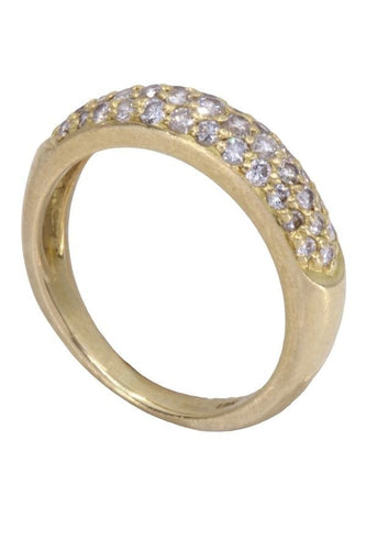Bague 57 Bague jonc diamanté 58 Facettes 081341