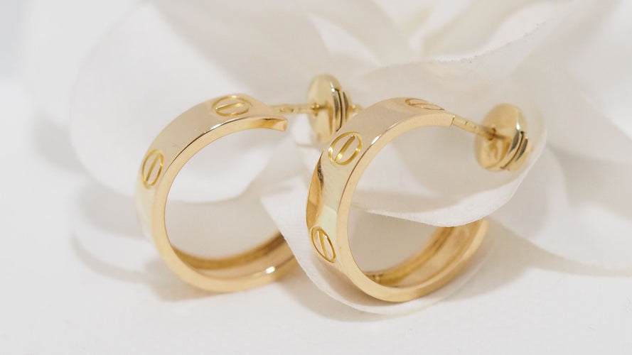 Boucles d'oreilles Cartier - Boucles d'Oreilles Love Or Jaune 58 Facettes 32375
